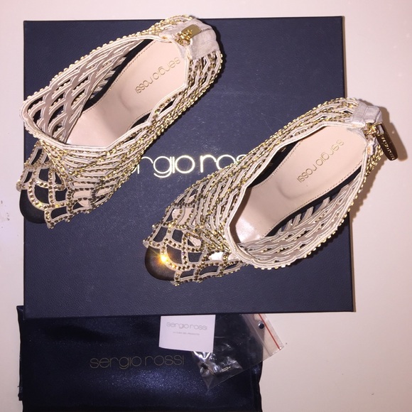 Sergio Rossi Signature 110mm  Classic Stiletto – Nude - new with tags - Picture 4 of 8